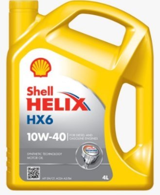 Motorový olej Shell Helix HX6 10W40 4l
