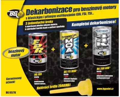 BG6577K - SADA PRO DEKARBONIZACI - BENZÍN FSI/GDI (BG109, 115, 208) - KRABICE KIT