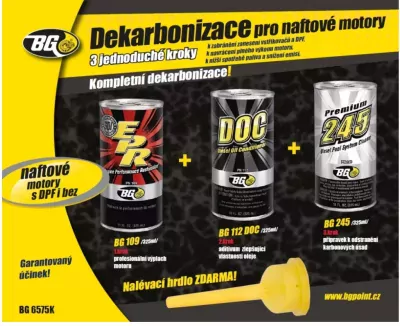 BG6575MOK - SADA PRO DEKARBONIZACI - DIESEL DPF (BG109, 112, 245) - KRABICE KIT