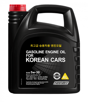 Motorový olej FANFARO 5W-30 4L pro Korejské auta FF6714-4