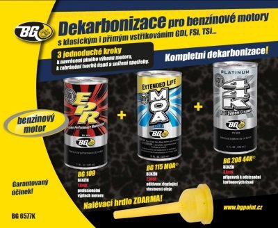 BG6577MOK SADA PRO DEKARBONIZACI - BENZÍN FSI/GDI (BG109, 115, 208) - KRABICE KIT