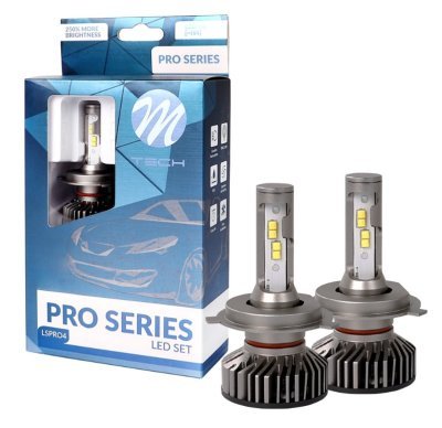 Sada LED žárovek H4 40W/5700K M-tech