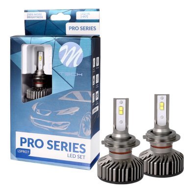 Sada LED žárovek H7 40W/5700K M-tech