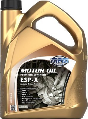Motorový olej MPM Premium Synthetic ESP-X 5W30 5 l 05005ESP-X