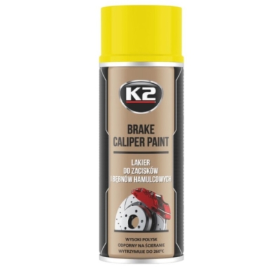 Sprej na brzdové třmeny žlutý 400ml K2 L346ZO