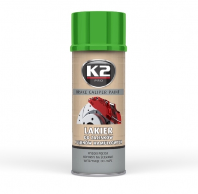 Sprej na brzdové třmeny zelený 400ml K2 L346ZI
