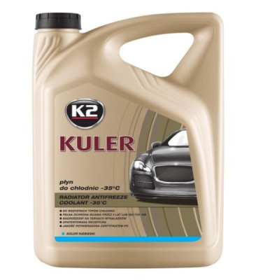 Chladicí kapalina K2 KULER G11 -35°C (modrá), 5L T205N