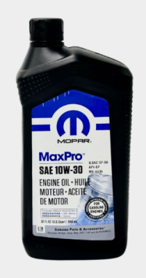 MOPAR OIL 10W30 0,946L / MS-6395 / CHRYSLER 68218930AC