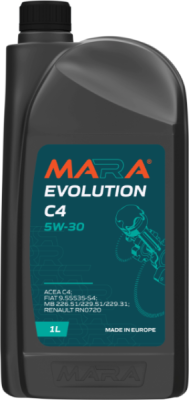Motorový olej MARA EVOLUTION C4 5W-30 1L MAR0225