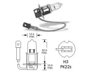 Zarovka, dalkovy svetlomet OSRAM 64156