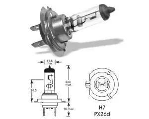 Zarovka, dalkovy svetlomet OSRAM 64215