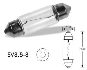 Žárovka, osvětlení poznávací značky OSRAM 6418