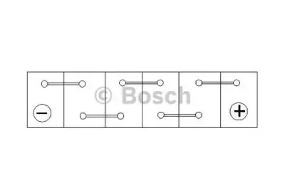 Startovací baterie BOSCH S3 12V 56Ah/480A