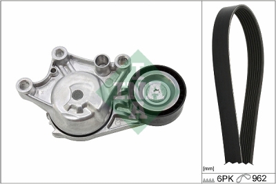 Komplet klinastog rebrastog remena INA 529 0335 10