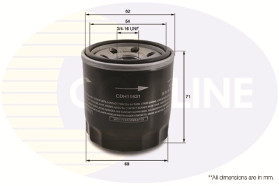 Filtar za ulje COMLINE CDH11631