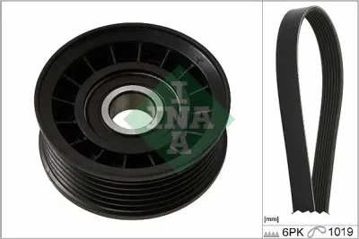Komplet klinastog rebrastog remena INA 529 0232 10