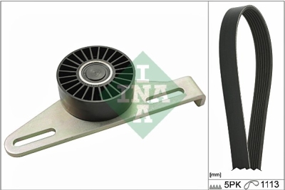 Komplet klinastog rebrastog remena INA 529 0145 10