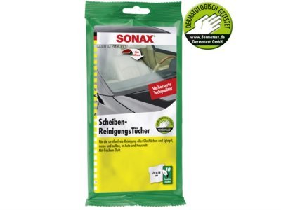 SONAX jednokratne maramice za čišćenje stakla 10/1 SCS415000