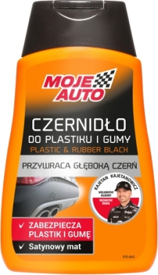 Moje Auto muovin- ja kuminehoste (250 ml, musta)