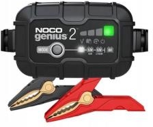 NOCO Genius2 2A – Älykäs 6V / 12V akkulaturi, ylläpitolaite ja akkukorjaaja