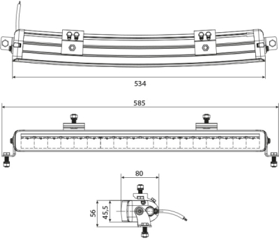 W-LIGHT Wave II Frameless LED-lisävalopaneeli (Tuotenumero: 1605-NS3847)