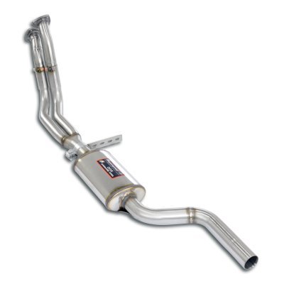 Front exhaust - resonated "hanging pedals" Supersprint 011001