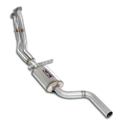 Front exhaust - resonated "hanging pedals" Supersprint 011001