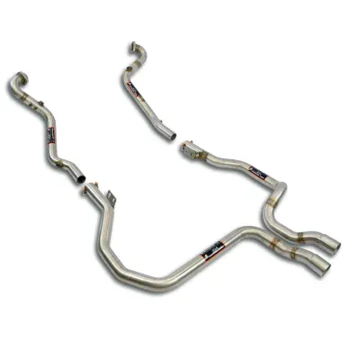Downpipe kit pravý + levý (nahrazuje primární a sekundární katalyzátor) Supersprint 843012