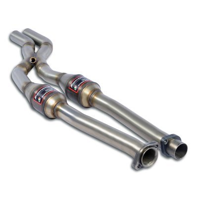 Přední kovový katalyzátor pravý - levý + "X-Pipe" Supersprint 781632