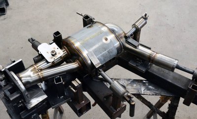 Zadní díl výfuku - levý 150x105 mm - s klapkou Supersprint 777535