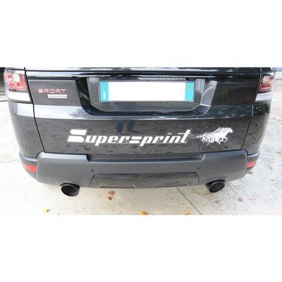 Zadní trubka pravá "Gun Metal Grey" ∅120 mm (odstranění tlumiče) Supersprint 402374