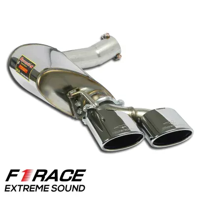 Zadní díl výfuku levý "F1 Race" 120x80 mm Supersprint 847227