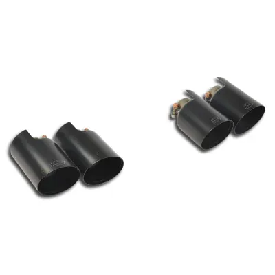 Sada koncovek výfuku "Race-Gun Metal Grey", pravá ∅100 mm - levá ∅100 mm Supersprint 248676