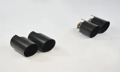 Sada koncovek výfuku "Race-Gun Metal Grey", pravá ∅100 mm - levá ∅100 mm Supersprint 248676
