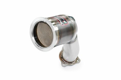 Downpipe s kovovým katalyzátorem – pravá – pro vozy s levostranným i pravostranným řízením Supersprint 777921