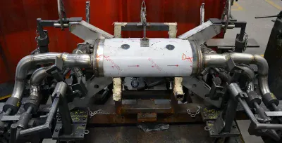 Zadní díl výfuku pravý - levý s klapkami -13,0 Kg Supersprint 350554