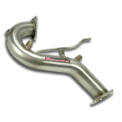 Downpipe - nahrazuje filtr pevných částic - se záslepkami pro uchycení senzorů – krátká verze - (nutná kontrola kompatibility s originálním dílem) Supersprint 767231