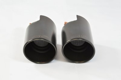 Sada koncovek výfuku, pravá ∅100 mm - levá ∅100 mm "Gun Metal Grey" Supersprint 249956