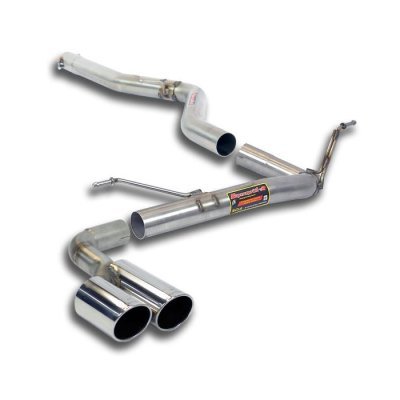 Spojovací trubka + zadní trubka ∅80 mm (odstranění tlumiče) Supersprint 983916