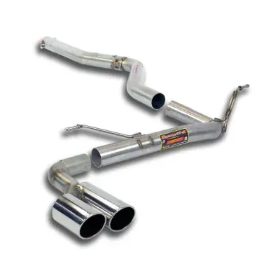 Spojovací trubka + zadní trubka ∅80 mm (odstranění tlumiče) Supersprint 983916
