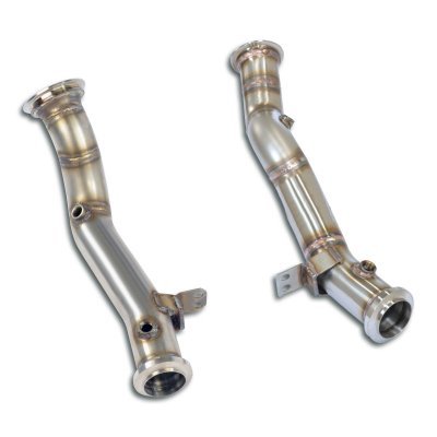Downpipe kit pravý + levý (nahrazuje katalyzátor) Supersprint 722711