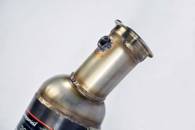 Levý downpipe s metalickým katalyzátorem 200CPSI Supersprint 756541