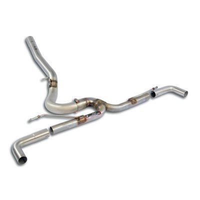 zadní díl "Y-Pipe" pravý - levý (odstranění tlumiče) Supersprint 833114