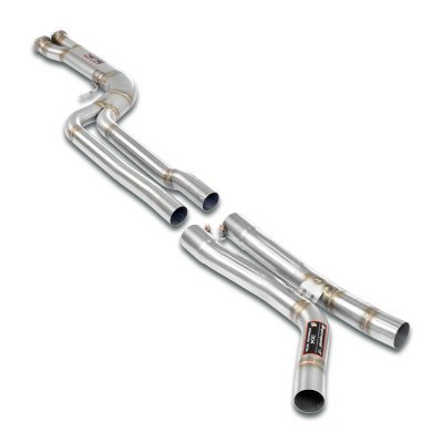 Výfuková sada „Sound Plus J-Pipe“ (hlubší tón) (originální primární katalyzátory a zadní díl výfuku zůstávají zachovány) Supersprint 527380