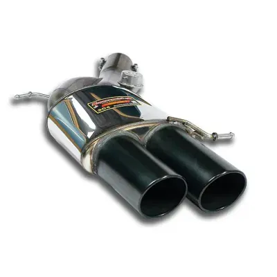 Zadní díl výfuku levý ∅100 mm "Gun Metal Grey" s klapkou Supersprint 988276