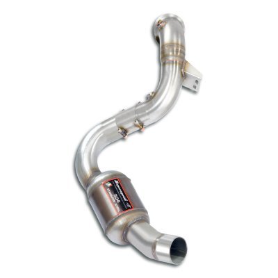 Downpipe levý s metalickým katalyzátorem (nahrazuje první katalyzátor) Supersprint 724681