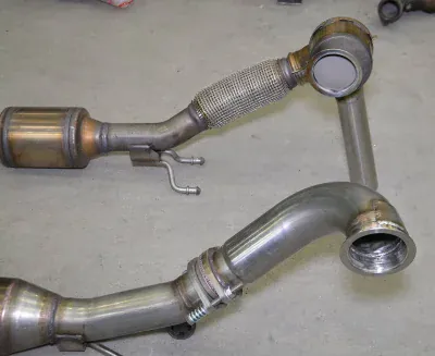 Turbo downpipe kit + Metalický katalyzátor 100 CPSI Supersprint 774721