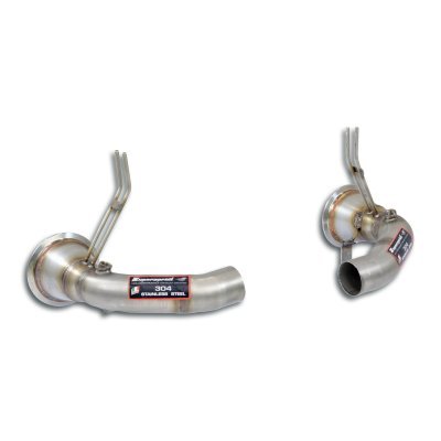 Downpipe kit pravý + levý (nahrazuje katalyzátor + OPF) Supersprint 861111