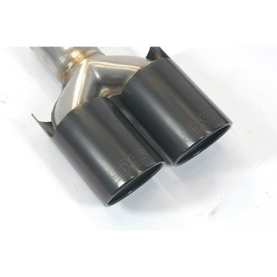 Sada koncovek výfuku, pravá ∅90 mm – levá ∅90 mm "Gun Metal Grey" Supersprint 982146