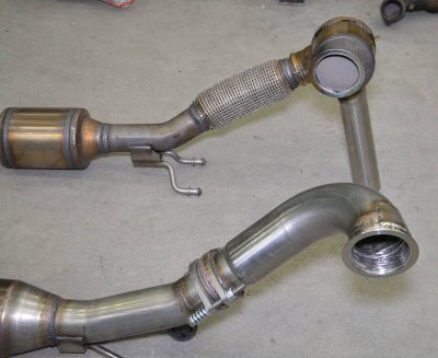 Turbo downpipe kit + Metalický katalyzátor 200 CPSI Supersprint 774741